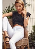 Taillierte weiße Jeanshose 330 – Online-Shop – Boutique